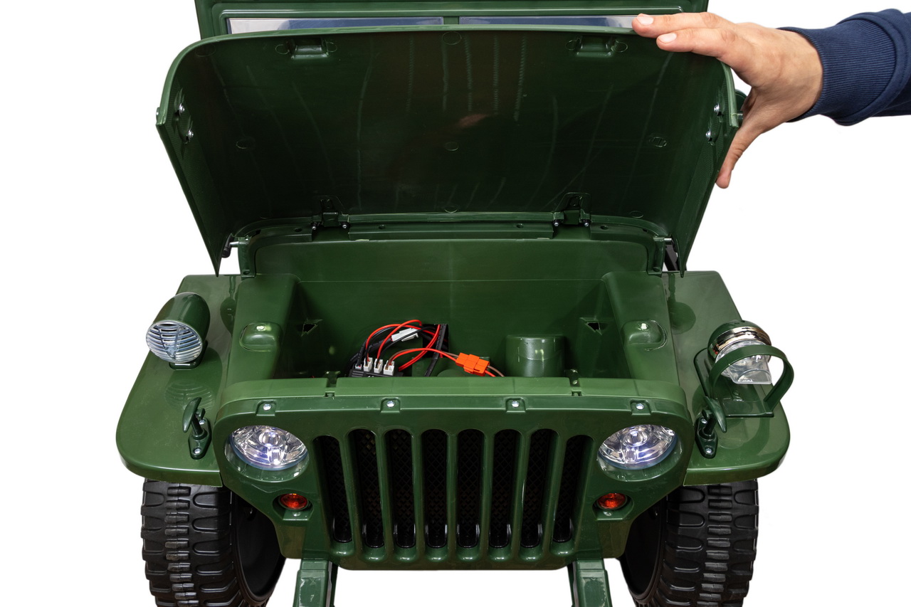 Детский электромобиль JEEP Willys 4WD YKE 4137 (трехместный) - купить в  магазине FunnyFox