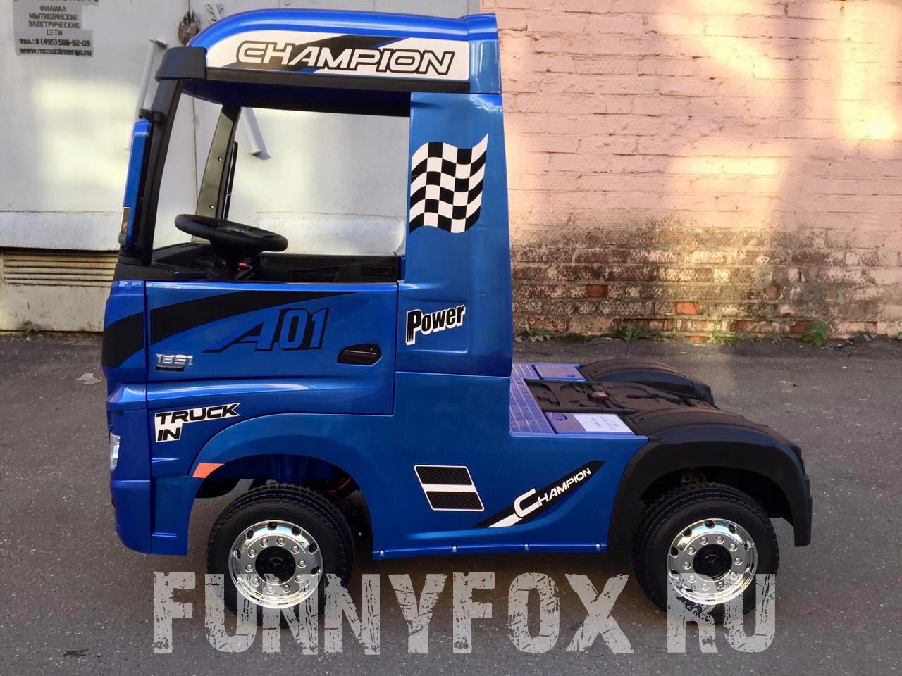 Детский электромобиль Фура Mercedes-Benz Actros 4WD - купить в магазине  FunnyFox