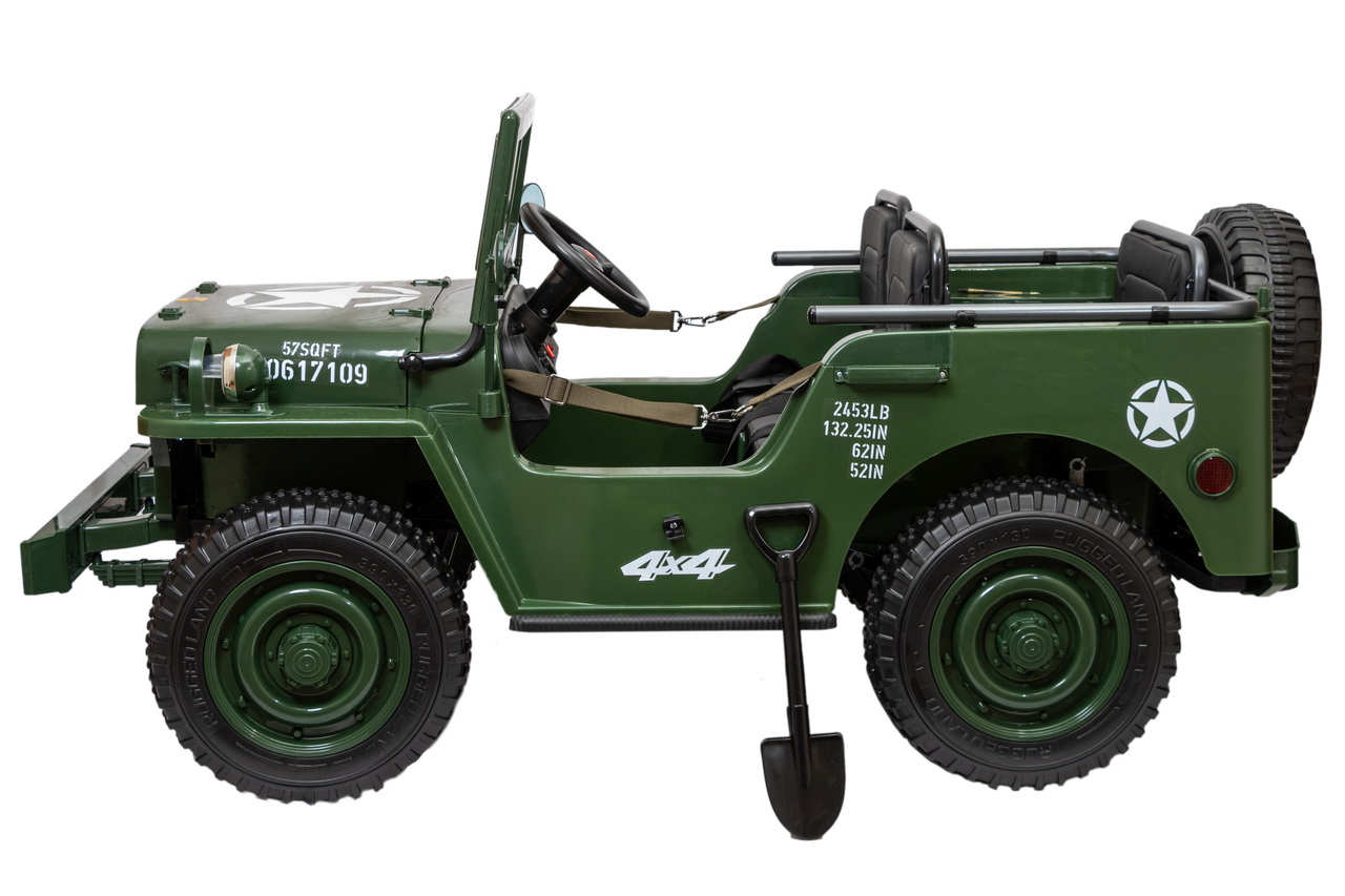 Детский электромобиль JEEP Willys 4WD YKE 4137 (трехместный) - купить в  магазине FunnyFox