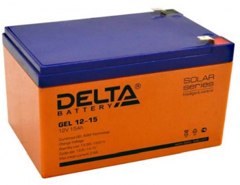 Aккумулятор для детского электромобиля Delta 12V/15Аh Gel - магазин FunnyFox