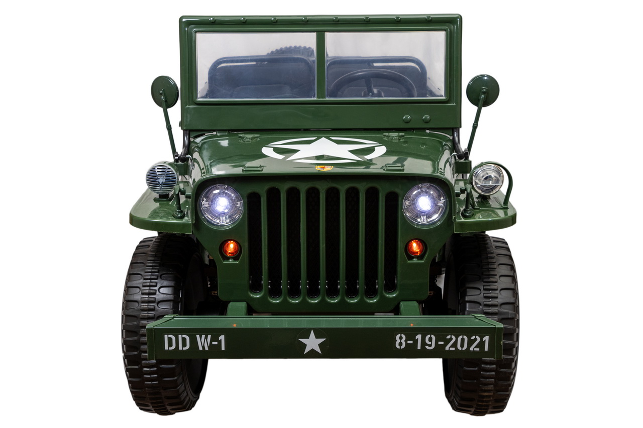 Детский электромобиль JEEP Willys 4WD YKE 4137 (трехместный) - купить в  магазине FunnyFox