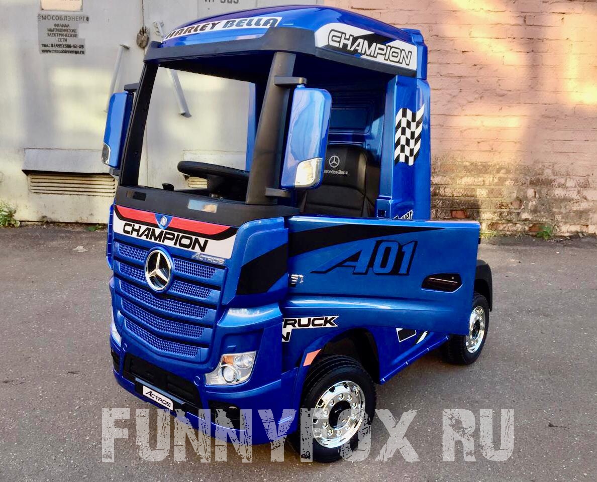 Детский электромобиль Фура Mercedes-Benz Actros 4WD - купить в магазине  FunnyFox