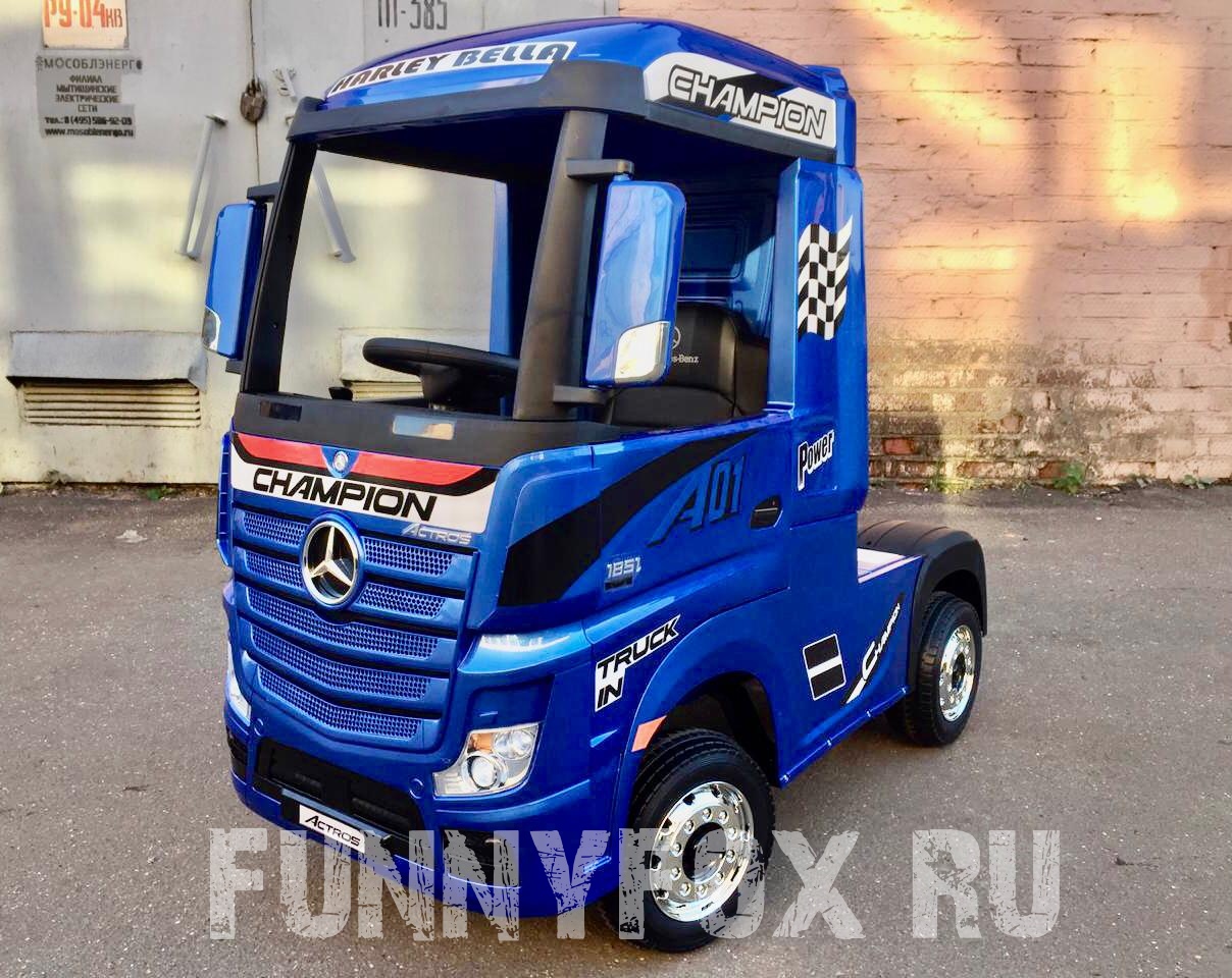 Детский электромобиль Фура Mercedes-Benz Actros 4WD - купить в магазине  FunnyFox