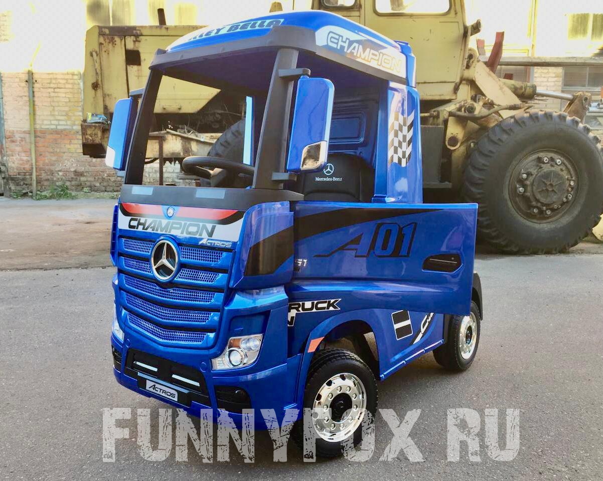 Детский электромобиль Фура Mercedes-Benz Actros 4WD - купить в магазине  FunnyFox