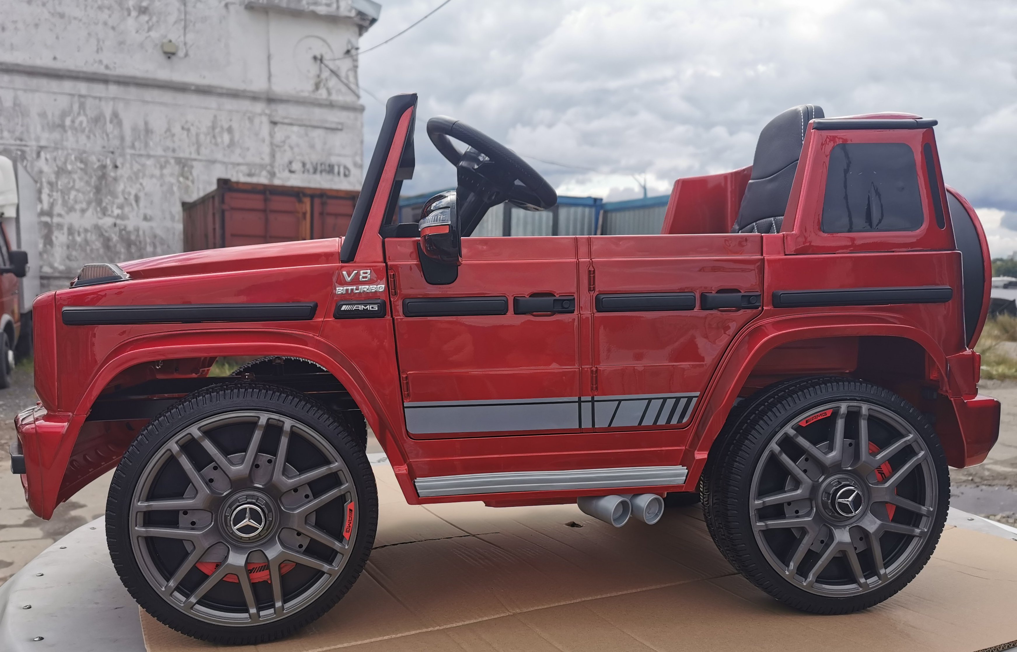 Детский электромобиль Mercedes-Benz G63 AMG BBH-0002 - купить в магазине  FunnyFox