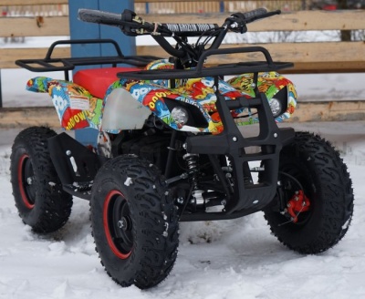 Детский электро квадроцикл MOTAX Mini Grizlik ATV Х-16  Big Wheel 1000W - магазин FunnyFox