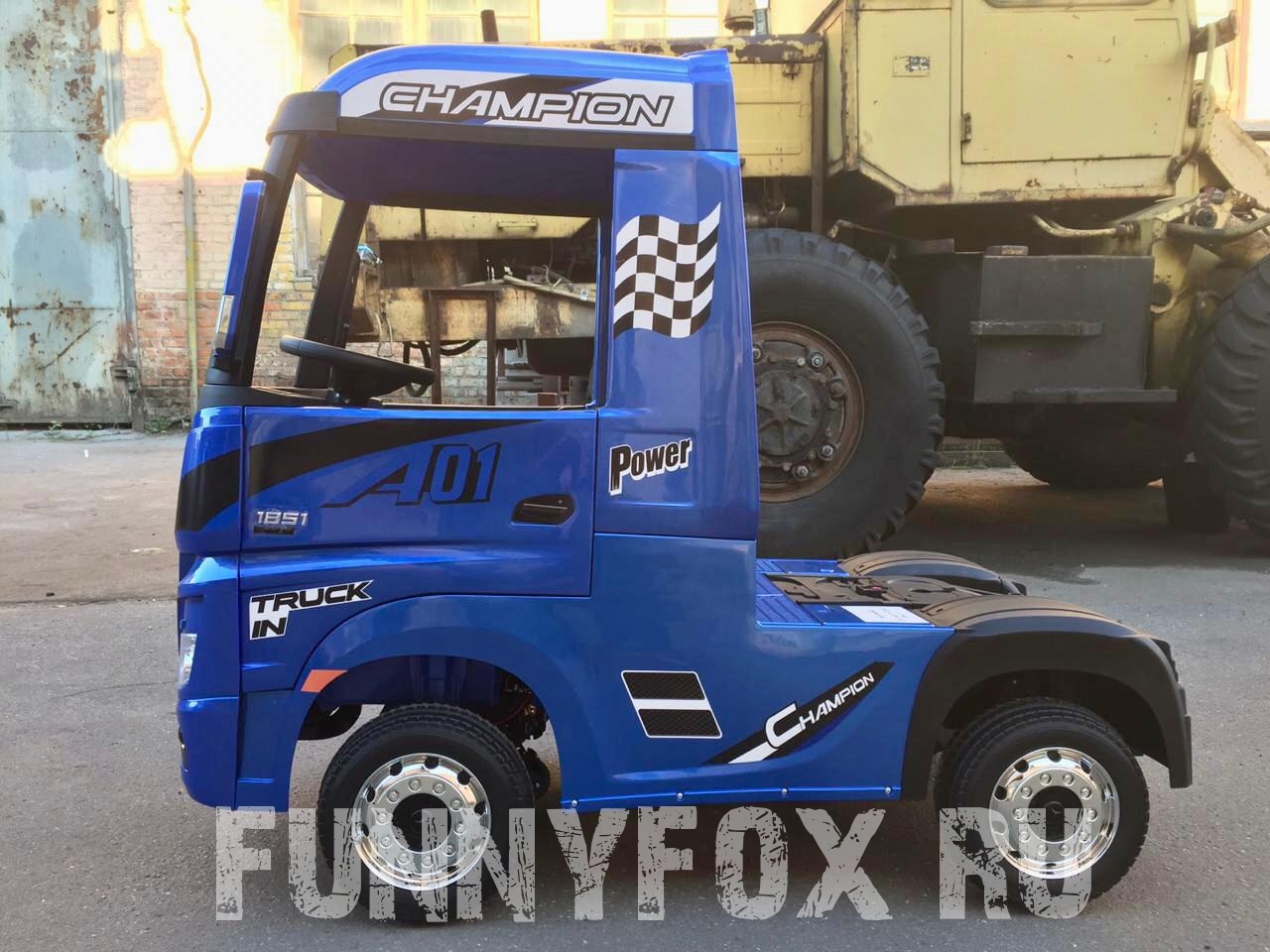 Детский электромобиль Фура Mercedes-Benz Actros 4WD - купить в магазине  FunnyFox