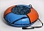 Тюбинг ватрушка - надувные санки "Рок" (синий-оранжевый) 120 см - магазин FunnyFox
