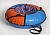 Тюбинг ватрушка - надувные санки "Город" (синий-оранжевый) 120 см - магазин FunnyFox
