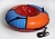 Тюбинг ватрушка - надувные санки "Бублик" (красный-синий-оранжевый) 120 см - магазин FunnyFox