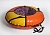 Тюбинг ватрушка - надувные санки "Круги" (желто-оранжевый) 120 см - магазин FunnyFox